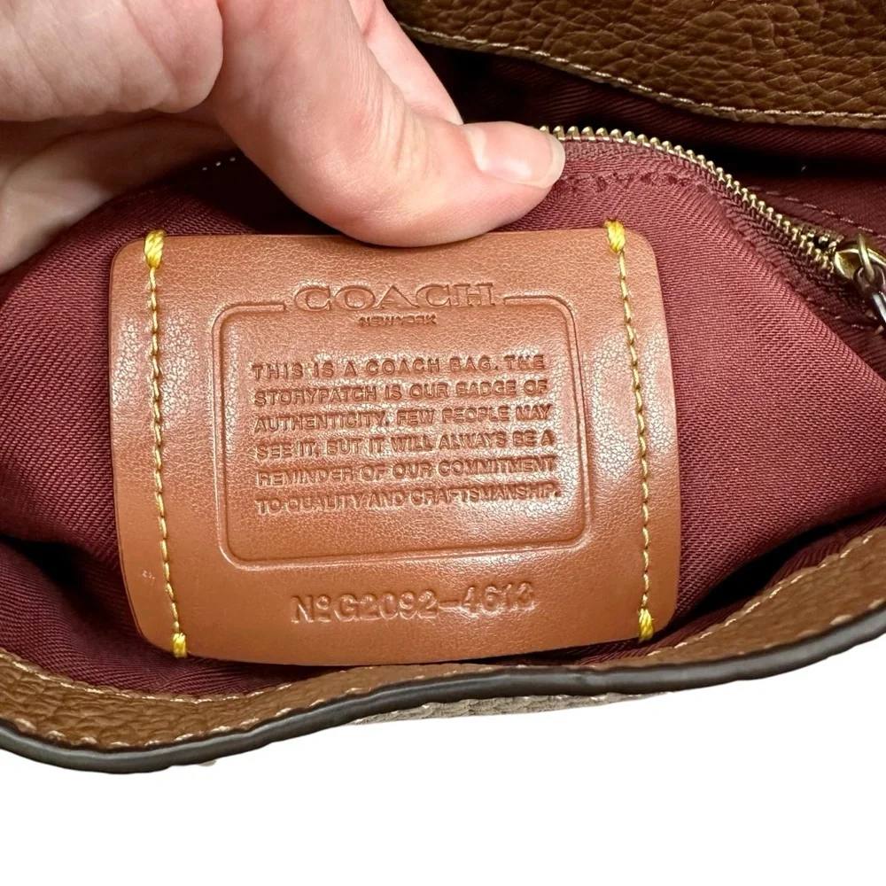 COACH Women's Color-block May Shoulder Bag